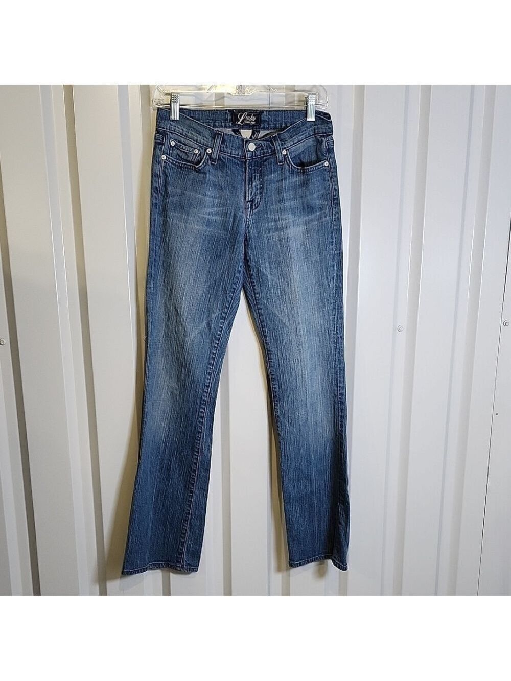 Lucky Brand Women's Bartlett Sweet and Low Bootcut Blue Jeans Size 4 31" Inseam